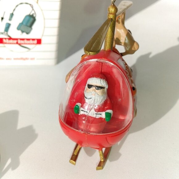 FUN Vintage NOMA Ornamotion Ornament Kringle Kopter 1989 - Picture 7 of 9